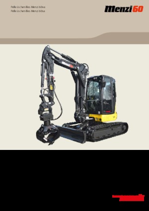 Mini-graafmachines Menzi 60sa