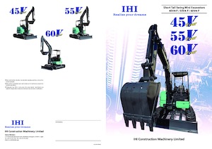 Mini-graafmachines Kato 60V4-F