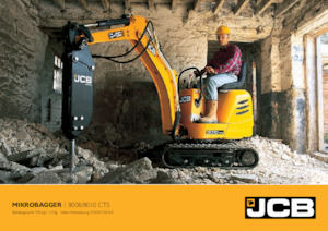 Mini-graafmachines JCB 8008 CTS