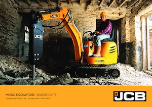 Mini-graafmachines JCB 8008 CTS
