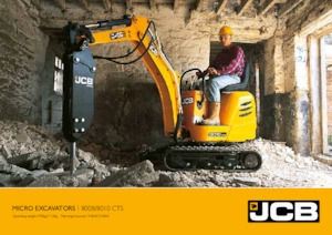 Mini-graafmachines JCB 8010 CTS