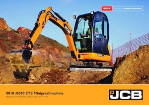 Mini-graafmachines JCB 8020 CTS