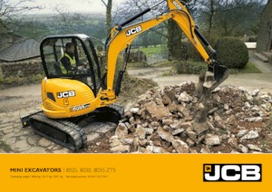 Mini-graafmachines JCB 8025 ZTS