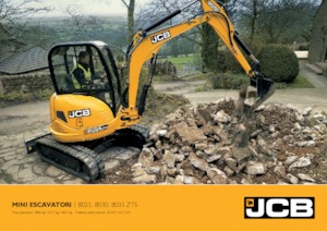 Mini-graafmachines JCB 8025 ZTS