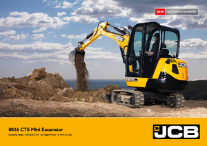 Mini-graafmachines JCB 8026 CTS