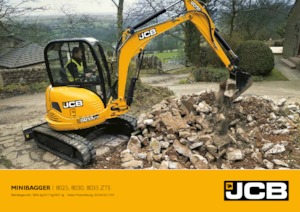 Mini-graafmachines JCB 8025 ZTS