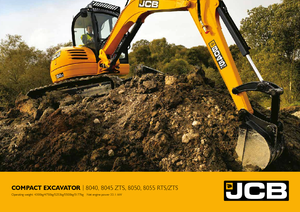 Mini-graafmachines JCB 8050 RTS