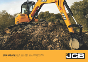 Mini-graafmachines JCB 8050 RTS