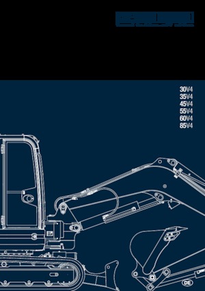 Mini-graafmachines Kato 30V4