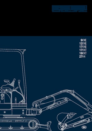 Mini-graafmachines Kato Imer 9VXE