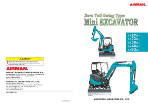 Mini-graafmachines Airman AX 38 U 5