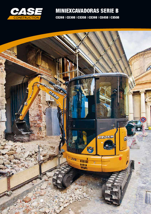 Mini-graafmachines Case CX35B ZTS