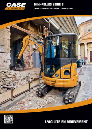 Mini-graafmachines Case CX35B ZTS