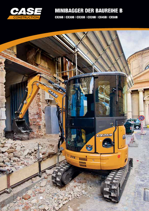 Mini-graafmachines Case CX35B ZTS