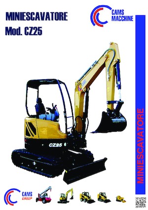 Mini-graafmachines Cams CZ25