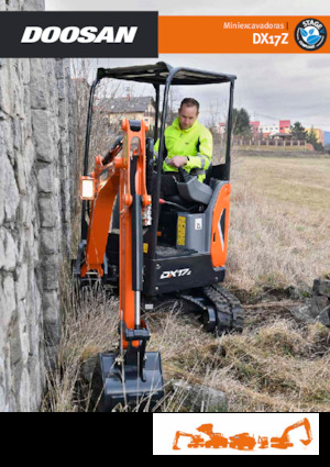 Mini-graafmachines Develon DX17Z