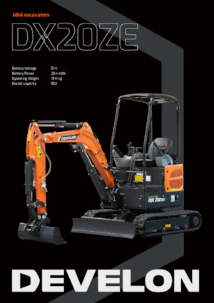 Mini-graafmachines Develon DX20ZE 