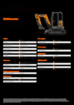 Mini-graafmachines Develon DX25Z-7
