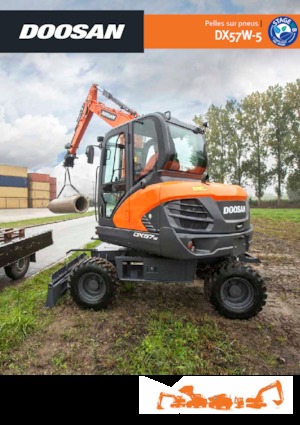 Mobiele graafmachines Doosan DX57W-5