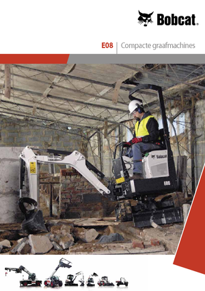 Mini-graafmachines Bobcat E08