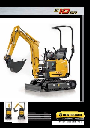 Mini-graafmachines New Holland E10SR
