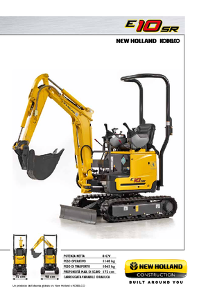 Mini-graafmachines New Holland E10SR