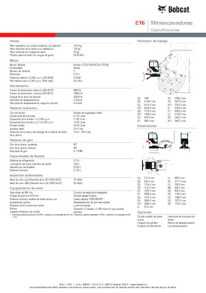 Mini-graafmachines Bobcat E 16