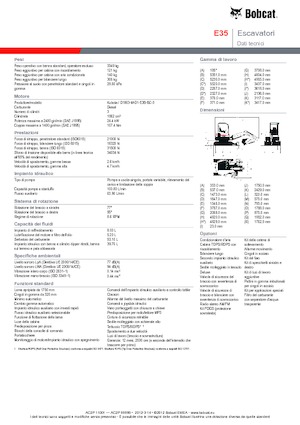 Mini-graafmachines Bobcat E35