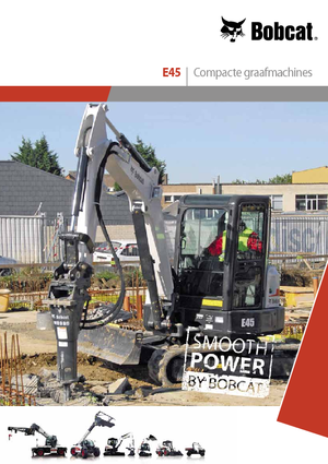 Mini-graafmachines Bobcat E45