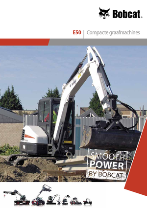 Mini-graafmachines Bobcat E50z