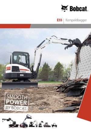 Mini-graafmachines Bobcat E55