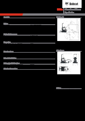 Mini-graafmachines Bobcat E10z