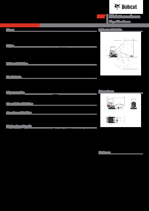 Mini-graafmachines Bobcat E17