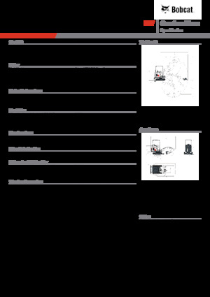 Mini-graafmachines Bobcat E17