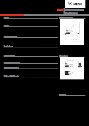 Mini-graafmachines Bobcat E17z