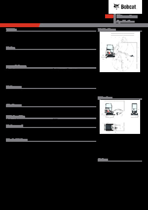 Mini-graafmachines Bobcat E19