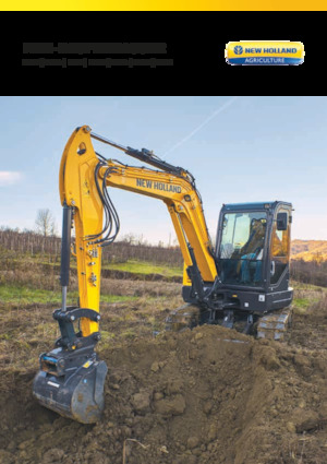 Mini-graafmachines New Holland E19C