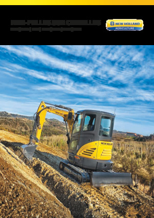 Mini-graafmachines New Holland E19C