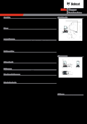 Mini-graafmachines Bobcat E20Z