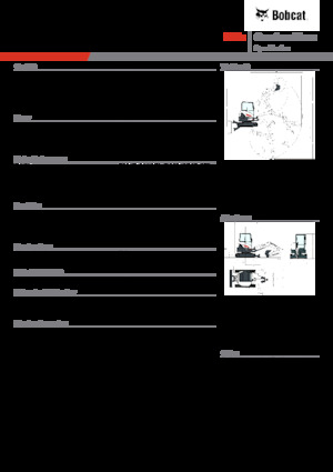 Mini-graafmachines Bobcat E35z