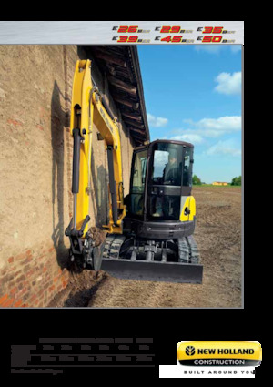 Mini-graafmachines New Holland E50B