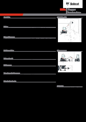 Mini-graafmachines Bobcat E50z