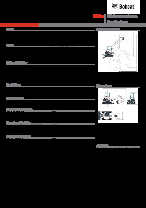 Mini-graafmachines Bobcat E50z