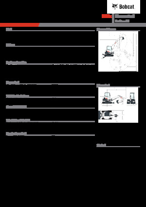 Mini-graafmachines Bobcat E50z