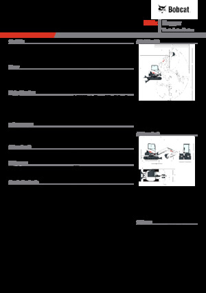Mini-graafmachines Bobcat E55z