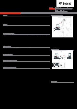 Mini-graafmachines Bobcat E55z