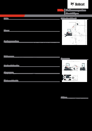 Mini-graafmachines Bobcat E55z