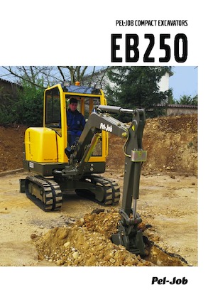 Mini-graafmachines Pel-Job EB 250 XT