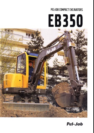 Mini-graafmachines Pel-Job EB 350 XT