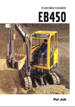 Mini-graafmachines Pel-Job EB 450 XT